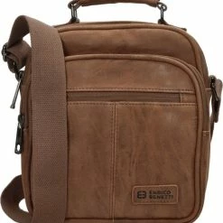 Goedkoop 🔔 Enrico Benetti Rotterdam 66619 Reportertas Schoudertas - Camel 🔔