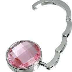 Top 10 👍 AA Commerce RVS Tashanger - 2 Stuks - Tassenhaak / Tashaak / Tassenhanger / Tafelhanger Jashanger - Roze ❤️