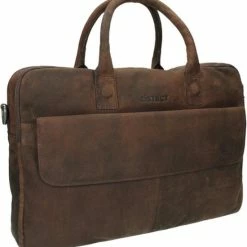 Uitgang 💯 DSTRCT Wall Street Laptoptas - 17 Inch – Bruin 🥰 -tassen-dames Verkoop 550x583 7