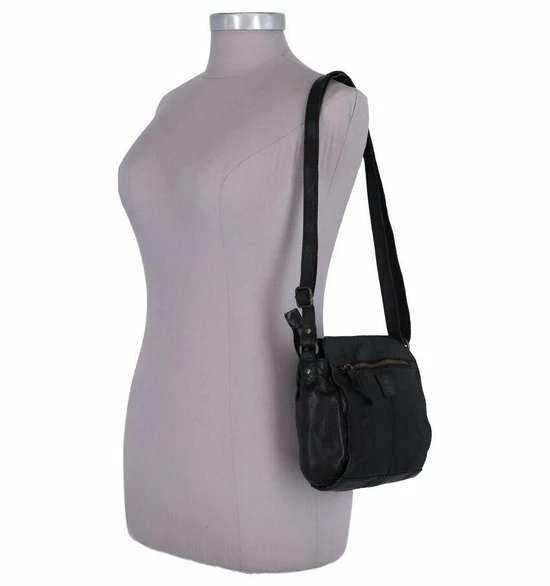 Beste deal π Bear Design Olivia Leren Schoudertas - Zwart π 7 Beste deal π Bear Design Olivia Leren Schoudertas - Zwart π - Afbeelding 7