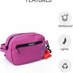 Kopen 💯 Dingy Weather - Heuptas Unisex - One Fanny Bag - 5 Liter - Roze 🌟 -tassen-dames Verkoop 550x586 8