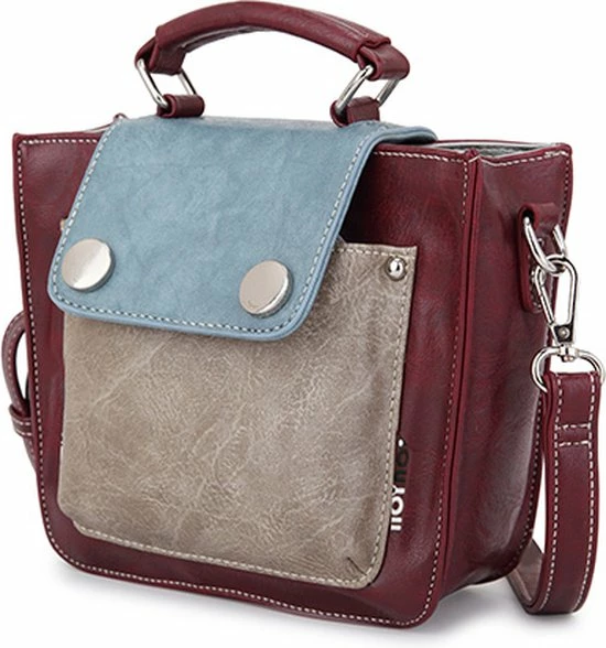 Beste Pirce π Noi-Noi 'Tookie' - Handtas - Schoudertas - Bordeaux / Aqua - Dames - NN-242-01 π 2 Beste Pirce π Noi-Noi 'Tookie' - Handtas - Schoudertas - Bordeaux / Aqua - Dames - NN-242-01 π - Afbeelding 2