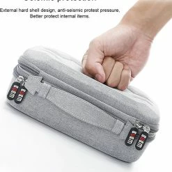 Kopen ⌛ Bubm Draagbare Kabel Tas, Digitale Usb Gadget Organizer Draden Charger Cosmetische Rits Zak Power Ipad Pouch Smartphone Laptop & Macbook Oplader Koffer Case Hoesje ✨ -tassen-dames Verkoop 550x589 10