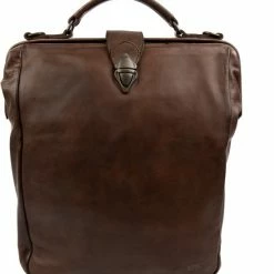 Beste Pirce ⌛ Bear Design Sheldon Leren Rugtas / Dokterstas - Bruin 🔔 -tassen-dames Verkoop 550x590 11