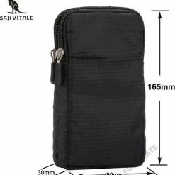 Uitgang ✔️ San Vitale® - Telefoon Tasje - Heuptas - Wandel/Sport/Mobiele Telefoon/Smartphone - Licht Grijs ⭐ -tassen-dames Verkoop 550x591 9