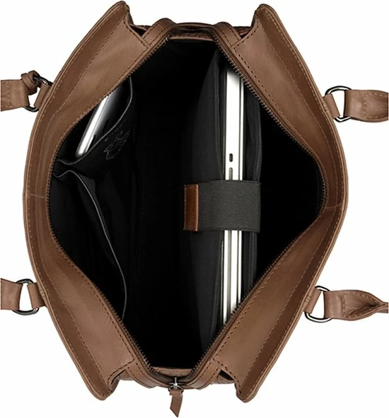 Beste deal ✨ Burkely Casual Carly Dames Shopper 14'' - Cognac ✨ 4 Beste deal ✨ Burkely Casual Carly Dames Shopper 14'' - Cognac ✨ - Afbeelding 4