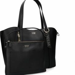 Groothandel 👍 Guess Naya Dames Handtas - Zwart 🥰 -tassen-dames Verkoop 550x594 1