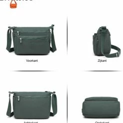 Gloednieuw 🔔 Bagwise® Schoudertas - Dames - 23cm X 30cm - (CR1238) -Groen ⌛ 16 Gloednieuw 🔔 Bagwise® Schoudertas - Dames - 23cm X 30cm - (CR1238) -Groen ⌛ -tassen-dames Verkoop 550x594 6