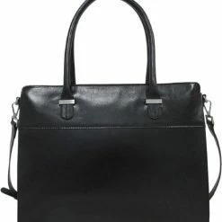Aanbiedingen ⌛ Claudio Ferrici Laptoptas Classico Leer - Zwart 👏 -tassen-dames Verkoop 550x597 5