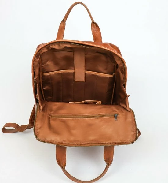 Beste Pirce π― Bear Design Maja Leren Rugzak - Cognac β 8 Beste Pirce π― Bear Design Maja Leren Rugzak - Cognac β - Afbeelding 8