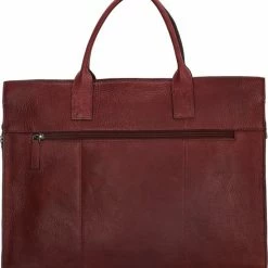Beste deal 🧨 Micmacbags Mendoza Laptoptas 15,6 Inch (38 Cm) - Bordeaux Rood ✔️ -tassen-dames Verkoop 550x599 2
