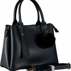 Kopen 😉 PERLAYN Schoudertas Povy Zwart 👍