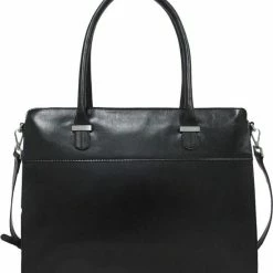 Aanbiedingen ⌛ Claudio Ferrici Laptoptas Classico Leer - Zwart 👏 -tassen-dames Verkoop 550x609 3