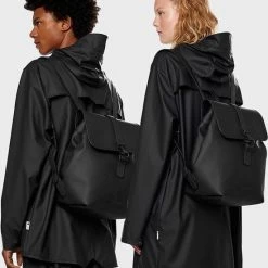 Gloednieuw 👏 Rains Bucket Rugzak 13 Liter - Zwart 😉 -tassen-dames Verkoop 550x610 3