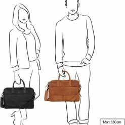 Uitgang 💯 DSTRCT Wall Street Laptoptas - 17 Inch – Bruin 🥰 -tassen-dames Verkoop 550x612 9