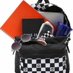 Beste deal ✔️ Vans Realm Rugzak Peace Check Black ✔️ 9 Beste deal ✔️ Vans Realm Rugzak Peace Check Black ✔️ -tassen-dames Verkoop 550x613