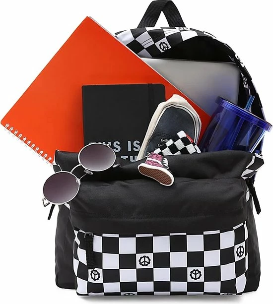 Beste deal ✔️ Vans Realm Rugzak Peace Check Black ✔️ 5 Beste deal ✔️ Vans Realm Rugzak Peace Check Black ✔️ - Afbeelding 5