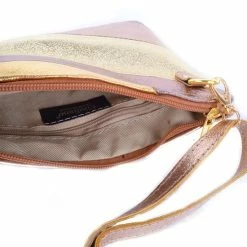 Beste Pirce ⭐ Giuliano Rainbow Metallic Schoudertas - Clutch Goud / Brons 🎁 -tassen-dames Verkoop 550x621 10