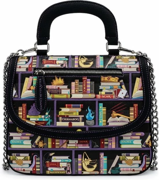 Hete verkoop π Schoudertas Disney Villains Books- All Over Print- Loungefly π 1 Hete verkoop π Schoudertas Disney Villains Books- All Over Print- Loungefly π