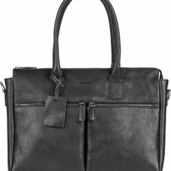 Flash-uitverkoop 🤩 Burkely Antique Avery Unisex Schoudertas 15,6'' Laptoptas - Zwart 🔔 -tassen-dames Verkoop 550x622 1