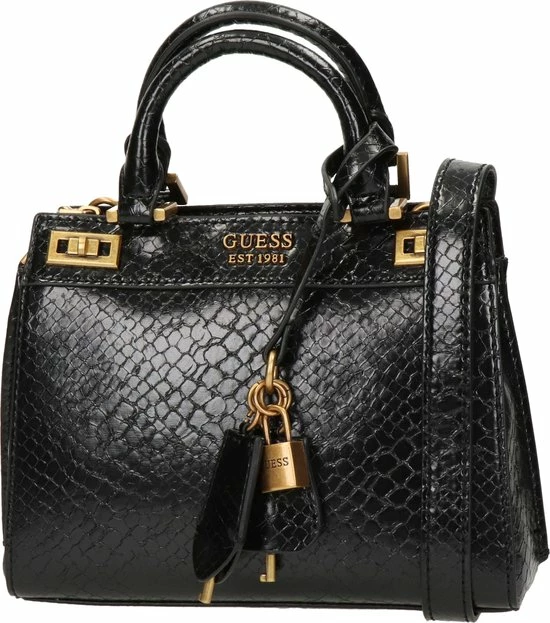 Gloednieuw π Guess Katey Mini Satchel Dames Handtas - Zwart - Maat Geen 𧨠2 Gloednieuw π Guess Katey Mini Satchel Dames Handtas - Zwart - Maat Geen 𧨠- Afbeelding 2