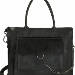 Top 10 π Micmacbags Mendoza Handtas - Zwart π