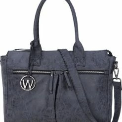 Beste Pirce ⌛ Wimona Catarina 2030 Schoudertas / Laptoptas - Zwart 👍