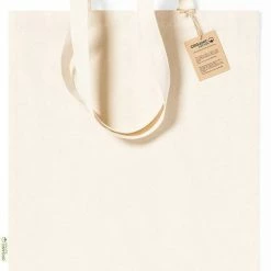Coupon ❤️ Merkloos Tote Bag - Draagtas - Schoudertas - Katoenen Tas - Lang Hengsel - 38 X 42 Cm - Biologisch Katoen - Beige - Naturel 👏 -tassen-dames Verkoop 550x635 35