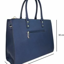 Beste recensies van 🤩 Flora & Co Hand/schoudertas Blauw Geschikt Voor A4 Mappen 🌟 -tassen-dames Verkoop 550x636 2