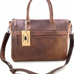 Goedkoop 🥰 Lederen Damestas Geschikt Voor Laptop Tm 17 Inch Van Fiel ❤️