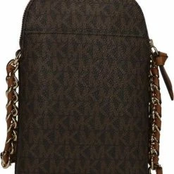 Goedkoopste 🔔 Michael Kors Schoudertas Jet Set Leer - Bruin 😉 -tassen-dames Verkoop 550x639 6