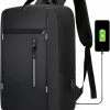 Beste deal ✨ Merkloos Rugzak - Laptoprugzak 15,6 Inch - Schoolrugzak Dagrugzak - Kerstmis - Kerstfeest - 🎁 Christmas Gift - Rugzak Dames Heren - Waterdichte Nylon Laptopbagagetablet - Met Usb Oplaadstation - Voor School Reizen Multifunctioneel - Zwart ⌛