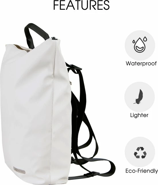 Groothandel π Dingy Weather - Rugzak Unisex - Model Olga - 20 Liter - Wit β 9 Groothandel π Dingy Weather - Rugzak Unisex - Model Olga - 20 Liter - Wit β - Afbeelding 9