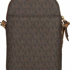 Goedkoopste 🔔 Michael Kors Schoudertas Jet Set Leer - Bruin 😉 -tassen-dames Verkoop 550x643 7