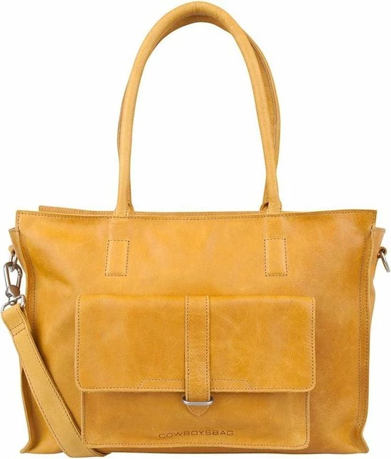 Goedkoop ⌛ Cowboysbag Laptoptas Clean Lines Leer - Geel ✔️ 7 Goedkoop ⌛ Cowboysbag Laptoptas Clean Lines Leer - Geel ✔️ - Afbeelding 7