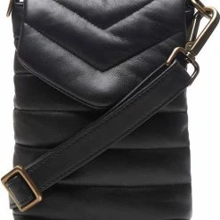 Beste recensies van 🤩 Chabo Bags & More Chabo Bags - Valencia Padded Phone Bag - Telefoontasje - Crossoverbag - Leer - Zwart 🤩