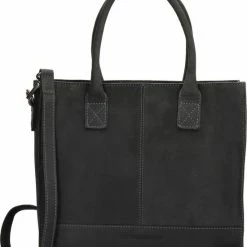 Kopen 🥰 Hide & Stitches Idaho Handtas - Zwart ❤️