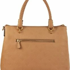 Flash-uitverkoop 🥰 GUESS Shopper Dames / Handtas - Leer - Helaina PB - Cognac ❤️ -tassen-dames Verkoop 550x658 6