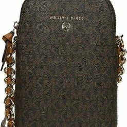 Goedkoopste π Michael Kors Schoudertas Jet Set Leer - Bruin π