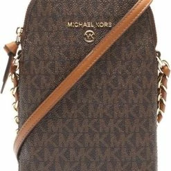 Goedkoopste 🔔 Michael Kors Schoudertas Jet Set Leer - Bruin 😉 -tassen-dames Verkoop 550x660 4