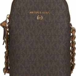 Goedkoopste 🔔 Michael Kors Schoudertas Jet Set Leer - Bruin 😉 -tassen-dames Verkoop 550x662 4