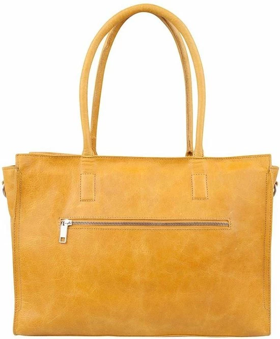 Goedkoop ⌛ Cowboysbag Laptoptas Clean Lines Leer - Geel ✔️ 6 Goedkoop ⌛ Cowboysbag Laptoptas Clean Lines Leer - Geel ✔️ - Afbeelding 6