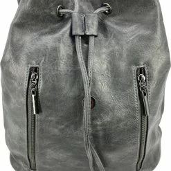 Top 10 💯 Flores Lederwaren Soepele Antraciet Leren Rugzak 🎁 -tassen-dames Verkoop 550x667 2