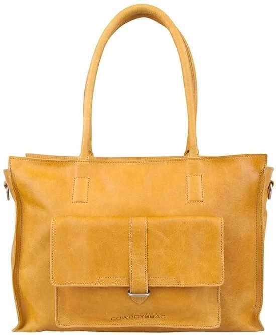 Goedkoop ⌛ Cowboysbag Laptoptas Clean Lines Leer - Geel ✔️ 9 Goedkoop ⌛ Cowboysbag Laptoptas Clean Lines Leer - Geel ✔️ - Afbeelding 9