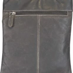 Goedkoop 🎁 Arrigo Leren Tas Dames – Leren Tas Heren – Donkerbruin Leder – Leren Crossbody Schoudertas – Plat Model 🔔 -tassen-dames Verkoop 550x667 7