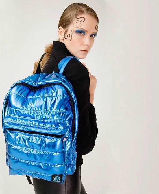 Korting 𧨠BiggDesign Rugtas - Schooltas - Rugzak - Metallic Tas - Blauw π― 4 Korting 𧨠BiggDesign Rugtas - Schooltas - Rugzak - Metallic Tas - Blauw π― - Afbeelding 4