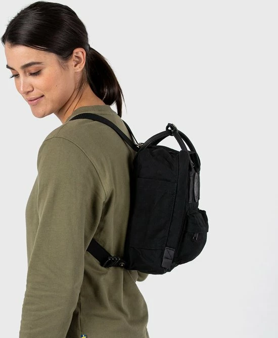 Begroting π Fjallraven Fjällräven Kånken No. 2 Black Mini Unisex Rugzak - Black π― 3 Begroting π Fjallraven Fjällräven Kånken No. 2 Black Mini Unisex Rugzak - Black π― - Afbeelding 3