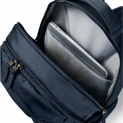 Gloednieuw 👏 Under Armour Hustle 5.0 🎒 Backpack - Rugzak - Navy (marineblauw) ⭐ -tassen-dames Verkoop 550x676 2