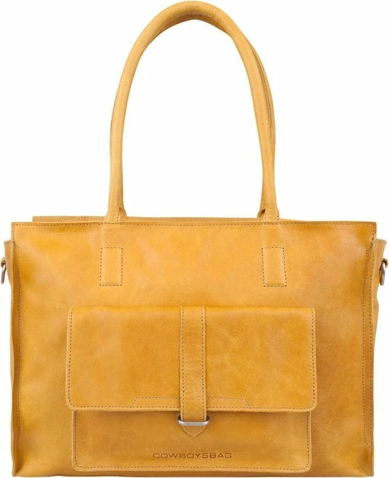 Goedkoop ⌛ Cowboysbag Laptoptas Clean Lines Leer - Geel ✔️ 11 Goedkoop ⌛ Cowboysbag Laptoptas Clean Lines Leer - Geel ✔️ - Afbeelding 11