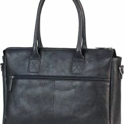 Flash-uitverkoop 🤩 Burkely Antique Avery Unisex Schoudertas 15,6'' Laptoptas - Zwart 🔔 -tassen-dames Verkoop 550x677